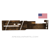 Browning M2 .50 Cal. Right Hand Side Plate (RHSP), Torch Cut Demilled, Savage Arms Corp, Sold *As Is* 