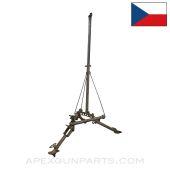 ZB-37 Field Tripod with A/A Extension Attachment, Tan Painted *Good* 