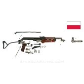 Polish AK-74 (Wz.88) Tantal Parts Kit, Side Folding Stock, No Safety Switch, 5.45x39 *Very Good* ONE-OFF 