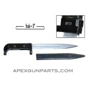 Polish AK47 Type 1 Bayonet & Scabbard Dated 1970