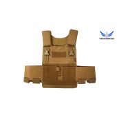 APEX “Kaffarov” Slick Plate Carrier Set, Coyote, *NEW* by Parashooter Gear