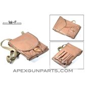 Czech Flare Gun Case W/Shoulder Strap, Brown