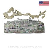 U.S. Tactical Assault Panel Chest Rig Set, Multicam, No P.C. Mounts, *Fair*