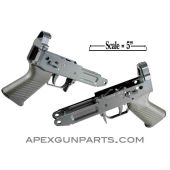 SIG 550/551 Lower Receiver, Semi-Auto, Steel, Green, Swiss, NEW