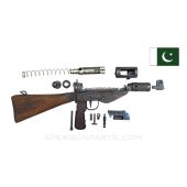 STEN Mk 5 SMG Parts Set with Wood Stock & Grip, 9mm Luger, Pakistan