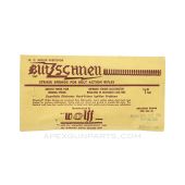 Wolff Blitzschnell Mauser Firing Pin Spring, Standard Power *NIW*