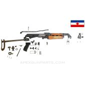 Yugoslavian M70AB2 Underfolder Parts Set, Bulged Trunnion, 7.62X39 *Good*