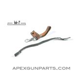 AK Bayonet Leather Hanger W/Strap, Used, Yugoslavian