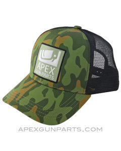 APEX Retro Snapback Cap, Norwegian M/98 Camouflage Pattern *NEW* 