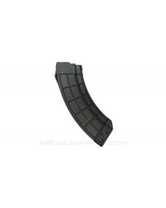 SPECIAL! US PALM AK47 / AKM Waffle Pattern Magazine, 30rd, Black Polymer, Metal Locking Lugs, 7.62x39, US Made 922(r) *Used*