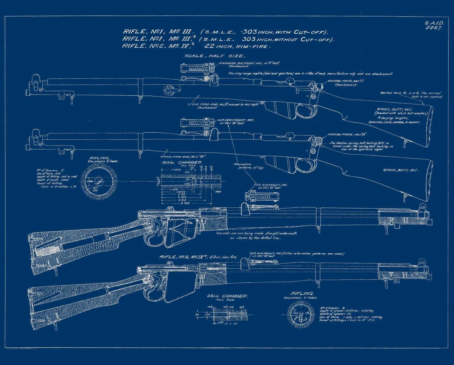 Lee-Enfield #1 Schematics